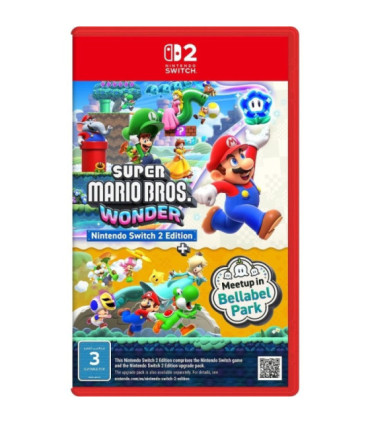 Juego para consola nintendo switch 2 super mario bros. wonder + parque belabel