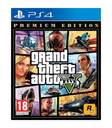 Juego para consola sony ps4 grand theft auto v edición premium