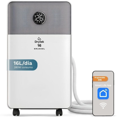 Deshumidificador grunkel dh-16dt/ depósito 2l