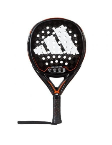 Pala de pádel adidas adipower 3.2 control/ negra (alex ruiz)