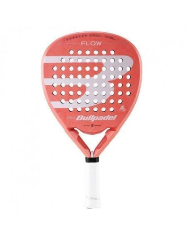 Pala de pádel bullpadel flow woman 2023/ rosa coral y blanca  (alejandra salazar)