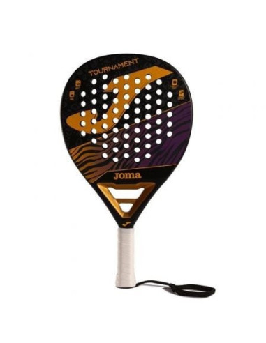 Pala de pádel joma tournament/ negro naranja y morada