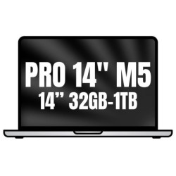 Apple macbook pro 14'/ m5 10-core cpu/ 32gb/ 1tb ssd/ 10-core gpu/ plata