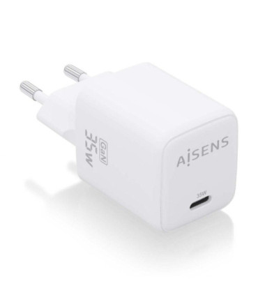 Cargador de pared gan aisens asch-35w1p016-w/ 1xusb tipo-c/ 35w