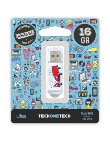 Pendrive 16gb tech one tech camper van-van usb 2.0