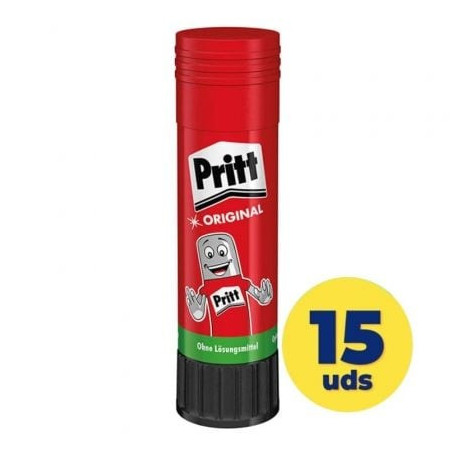 Expositor de pegamento en barra pritt/ 43g/ 15 unidades