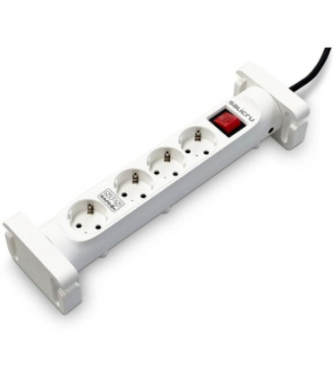 Regleta con interruptor salicru safe 4s/ 4 tomas de corriente/ cable 1.4m/ blanca