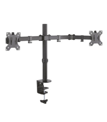 Soporte de mesa para 2 monitores aisens dt32tsr-041/ giratorio/ inclinable/ hasta 8kg
