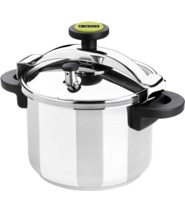 Olla a presión monix classica m530002/ ø22cm/ 6l/ acero inoxidable/ apta para inducción