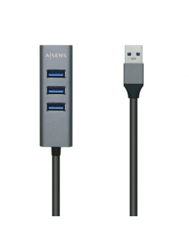 Hub usb 3.0 aisens a106-0507/ 4xusb