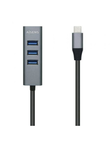 Hub usb tipo-c aisens a109-0508/ 4xusb