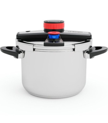 Olla a presión orbegozo hp 6200/ 6l/ acero inoxidable/ apta para inducción