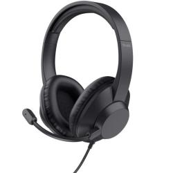 Auriculares Trust Ayda Max USB/ con Micrófono/ USB/ Negros