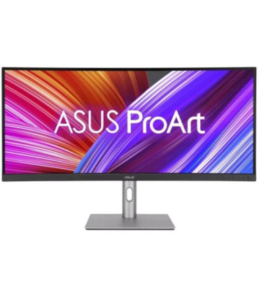 Monitor profesional asus proart display pa34vcnv 34'/ uwqhd/ multimedia/ regulable en altura/ negro y plata