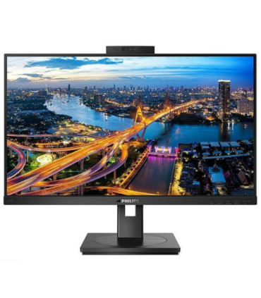 Monitor profesional philips 242b1h 23.8'/ full hd/ webcam/ multimedia/ regulable en altura/ negro