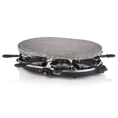 Parrilla princess stone 8 oval & raclette 162720/ 1200w/ tamaño 430*300mm