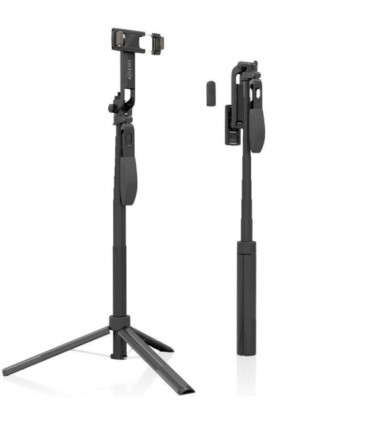 Palo para selfie + trípode aisens ss01st-299/ negro