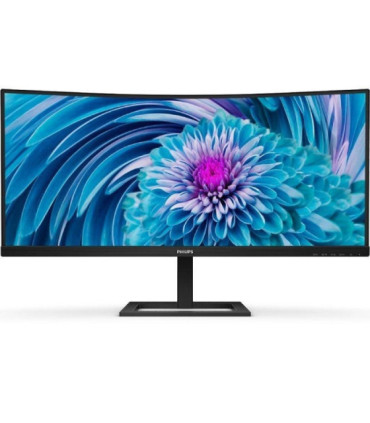 Monitor profesional ultrapanorámico curvo philips 346e2cuae 34'/ wqhd/ multimedia/ regulable en altura/ negro