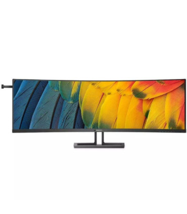 Monitor profesional ultrapanorámico curvo philips 45b1u6900c 44.5'/ dual qhd/ multimedia/ regulable en altura/ negro