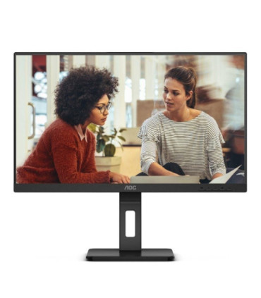 Monitor aoc 24e3qaf 23.8'/ full hd/ multimedia/ regulable en altura/ negro