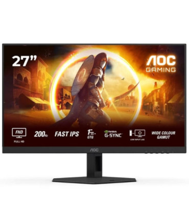 Monitor gaming aoc 27g4hre 27'/ full hd/ 1ms/ 200hz/ ips/ multimedia/ negro