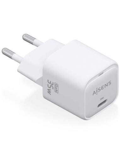 Cargador gan de pared aisens asch-35w1p022-w/ 1xusb tipo-c/ 35w