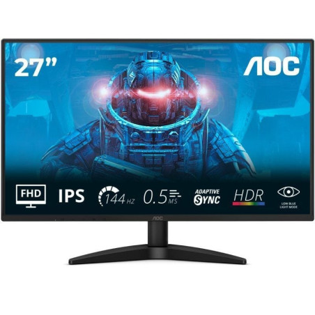 Monitor gaming aoc 27b36x 27'/ full hd/ 0.5ms/ 144hz/ ips/ negro