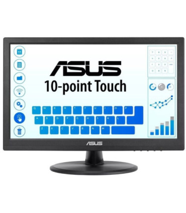 Monitor profesional táctil asus vt169he 15.6'/ full hd/ negro