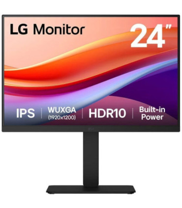Monitor profesional lg 24ba55w-b 24'/ wuxga/ multimedia/ regulable en altura/ negro