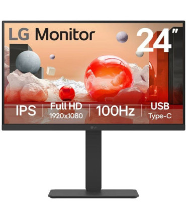 Monitor profesional lg 24ba650-b 23.8'/ full hd/ multimedia/ negro