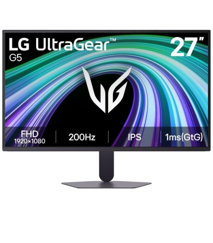 Monitor gaming lg ultragear g5 27g523b-b 27'/ full hd/ 1ms/ 200hz/ ips/ negro