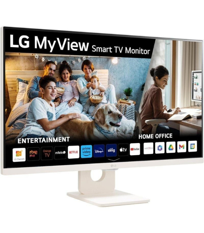 Smart monitor lg myview 32sr50f-w 31.5'/ full hd/ multimedia/ smart tv/ blanco