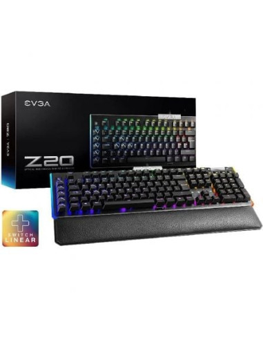 Teclado gaming mecánico evga z20/ switch linear