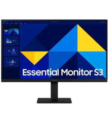 Monitor profesional samsung essential monitor s3 s24d304gau/ 24'/ full hd/ negro