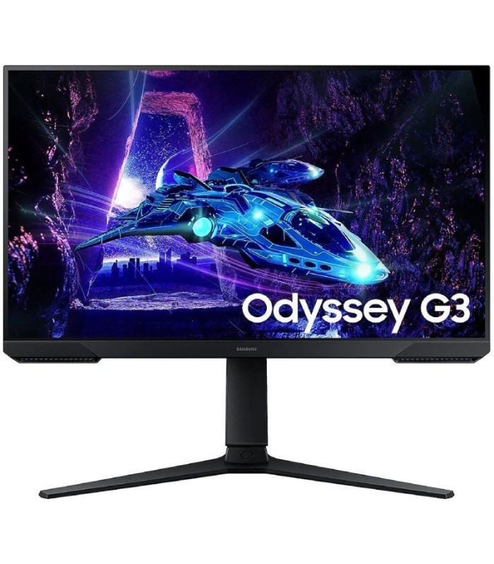 Monitor gaming samsung odyssey g3 s24dg300eu/ 24'/ full hd/ 1ms/ 180hz/ va/ regulable en altura/ negro