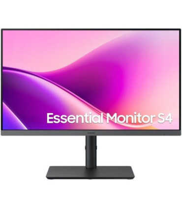Monitor profesional samsung essential monitor s4 s43uf s24f434uau/ 24'/ full hd/ regulable en altura/ negro