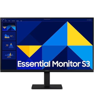 Monitor profesional samsung essential monitor s3 s27d304gau/ 27'/ full hd/ negro