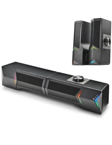 Altavoces - barra de sonido con bluetooth ngs gsx-b1200/ 12w/ 2.0/ negros