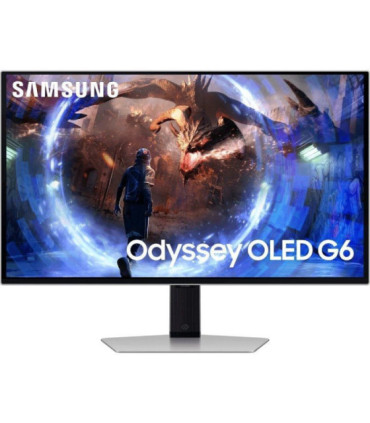 Monitor gaming samsung g6 odyssey oled s27dg602su 27'/ qhd/ 0.03ms/ 360hz/ regulable en altura/ plata