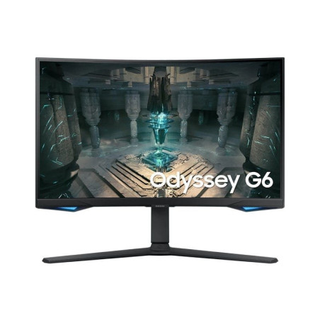 Smart monitor gaming curvo samsung odyssey g6 s27bg650eu 27'/ qhd/ 1ms/ 240hz/ va/ multimedia/ regulable en altura/ smart tv/