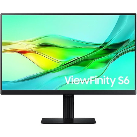 Monitor profesional samsung viewfinity s6 s60ud s27d604uau 27'/ qhd/ regulable en altura/ negro