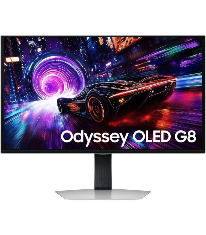 Monitor gaming samsung odyssey oled g8 g81sf s27fg810su 27'/ 4k/ 0.03ms/ 240hz/ qd-oled/ regulable en altura/ plata