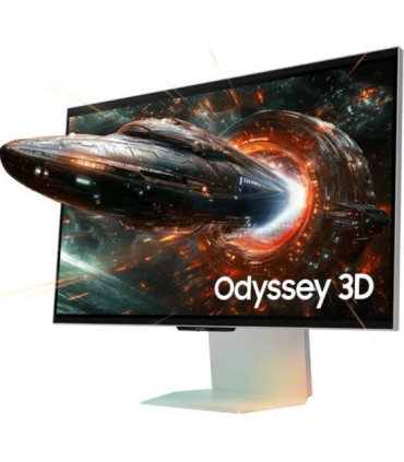 Monitor gaming samsung odyssey 3d g90xf s27fg900xu 27'/ 4k/ 1ms/ 165hz/ 3d/ multimedia/ regulable en altura/ plata