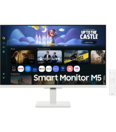Smart monitor samsung m5 s27fm501eu 27'/ full hd/ multimedia/ smart tv/ blanco
