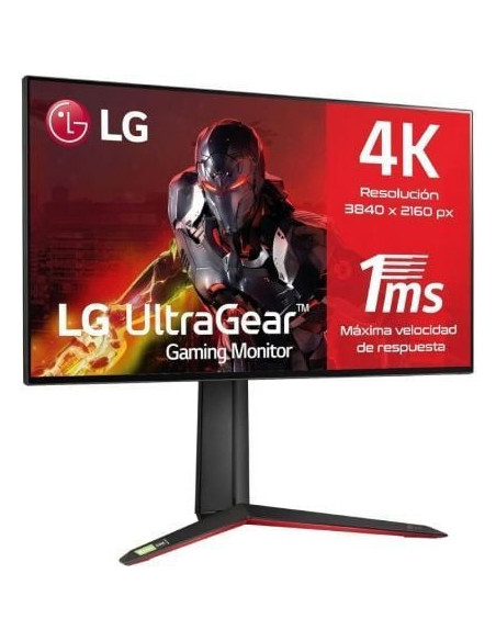 Monitor gaming lg ultragear 27gp95rp-b 27'/ 4k/ 1ms/ 160hz/ ips/ regulable en altura/ negro