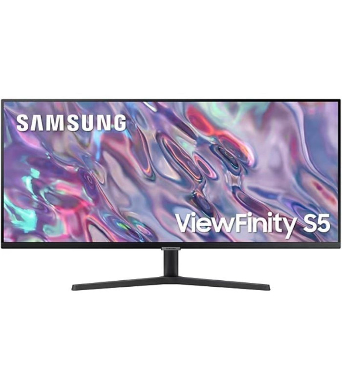 Monitor profesional ultrapanorámico samsung viewfinity s5 s34c500gau 34'/ uwqhd/ negro