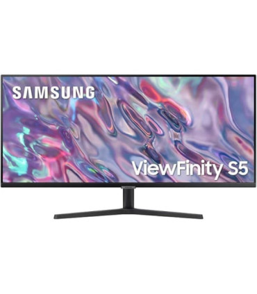 Monitor profesional ultrapanorámico samsung viewfinity s5 s34c500gau 34'/ uwqhd/ negro