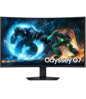 Monitor gaming curvo samsung odyssey g7 g75f 37'/ 4k/ 1ms/ 165hz/ va/ regulable en altura/ negro
