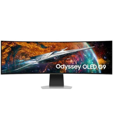 Smart monitor gaming ultrapanorámico curvo samsung odyssey oledg9 s49cg954su 49'/ dual qhd/ 0.03ms/ 240hz/ oled/ multimedia/
