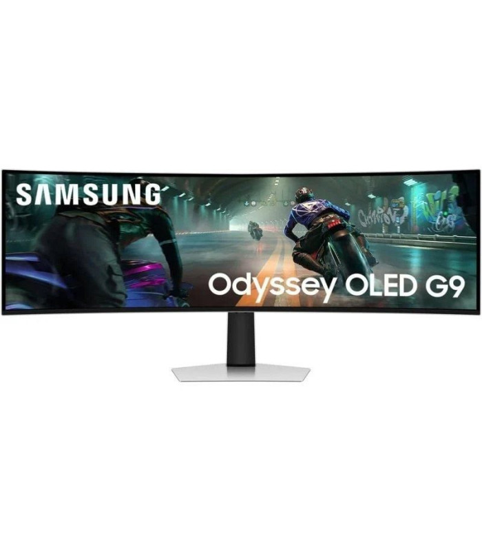 Monitor ultrapanorámico curvo gaming samsung odyssey oled g9 g91sd s49dg910su 49'/ dual qhd/ multimedia/ 0.03ms/ 144hz/ oled/